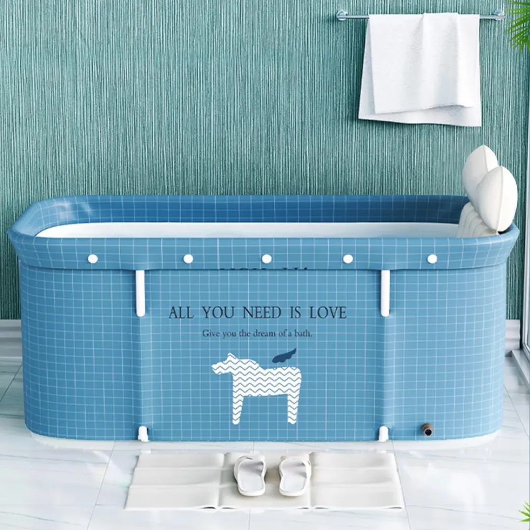 Large Portable Folding Adult Shower Bathtub 5