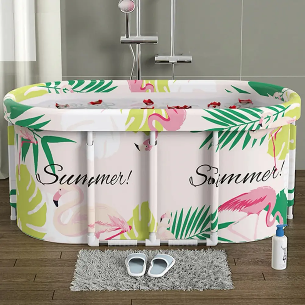 Spacious Portable Collapsing Adult Shower Bathtub 1