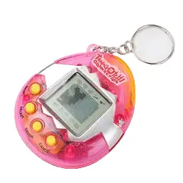 Electronic Pet Egg Game Console Keychain, Model: K005 (Pink) 1