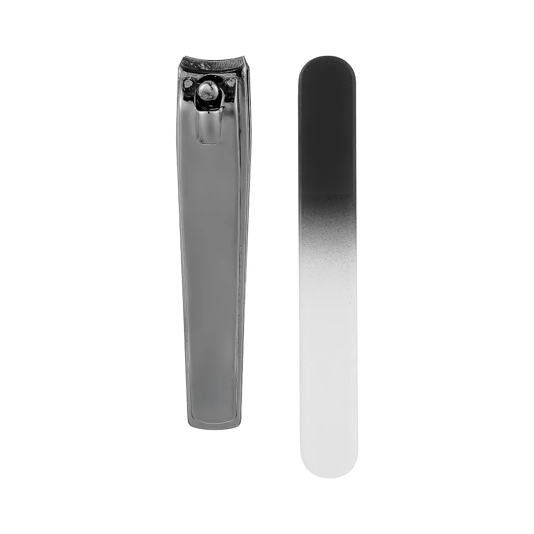 Professional Manicure Kit (Nail Clipper & Glass Nail File) 1