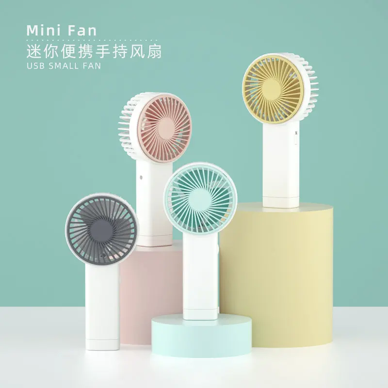 190Mah Mini Fan With Led Lights  Model: Zb064 1