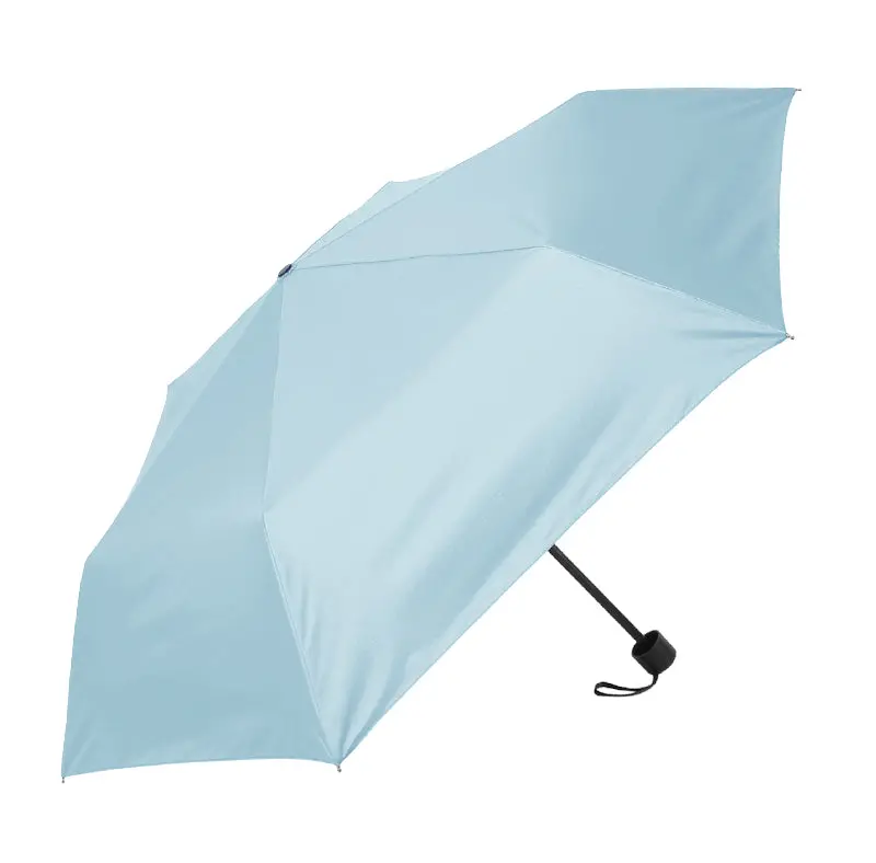 Classic Solid Color Sun Umbrella(Light Blue) 1