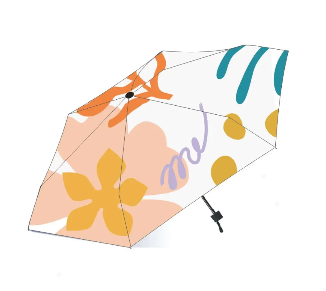 Flowers Series Sun Umbrella(White) 1