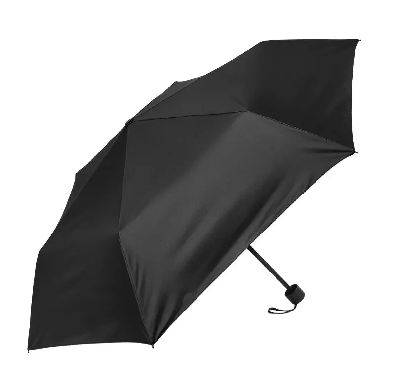 Classic Solid Color Sun Umbrella(Black) 1