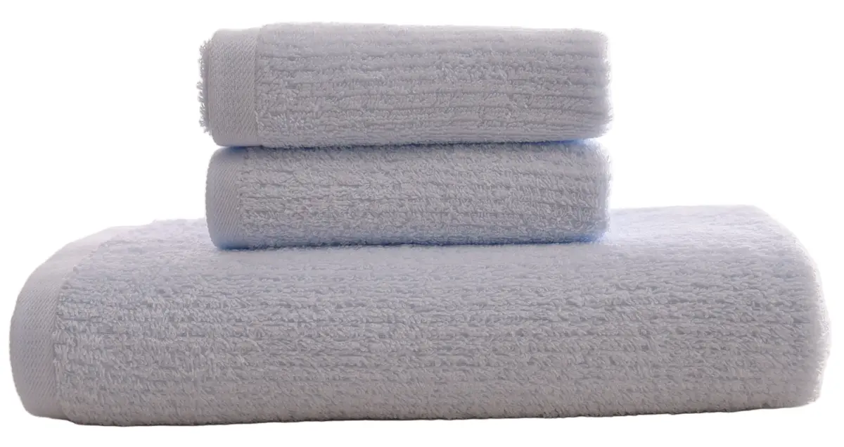 Absorbent Pure Cotton Bath Towel (Blue) 1