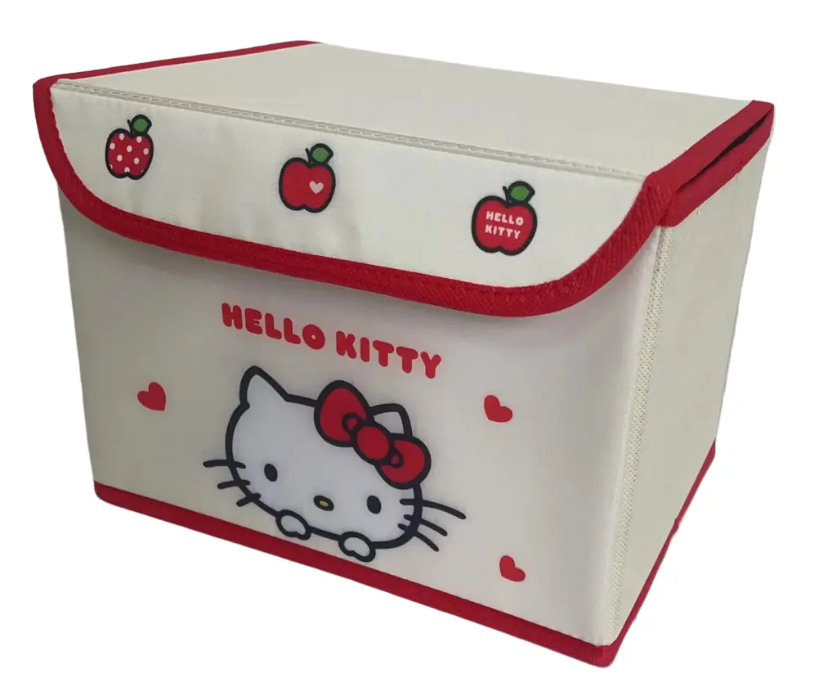 Hello Kitty Apple Collection Storage Box With Lid (S) 1