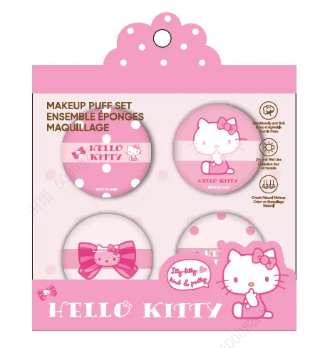 Hello Kitty Beauty Diary Series Cushion Puffs (4 Pcs) 1