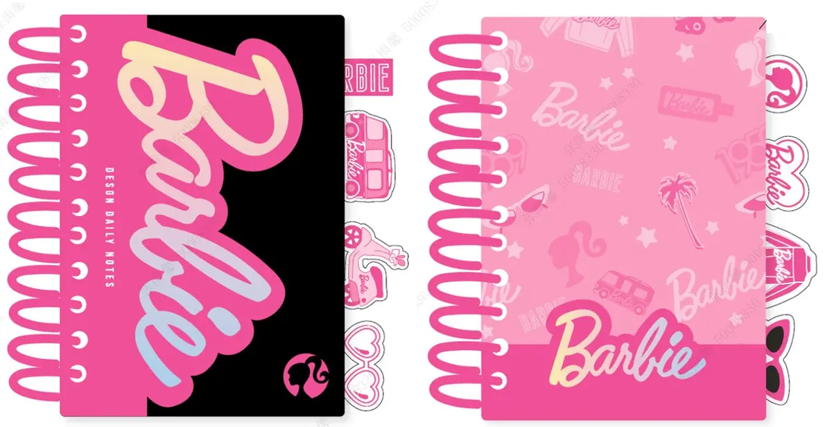 Barbie Collection A5 Big Wire-Bound Book (2 Assorted Models)Pdq 1