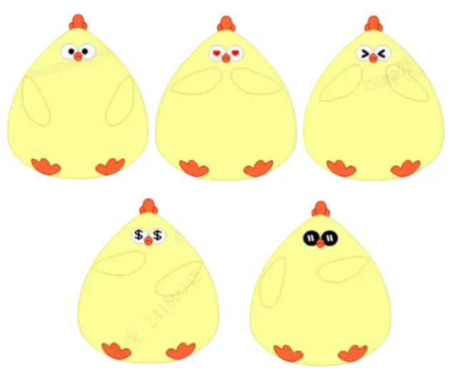 Dundun Chicken Stress-Relief Blind Egg (5 Assorted Models) 1