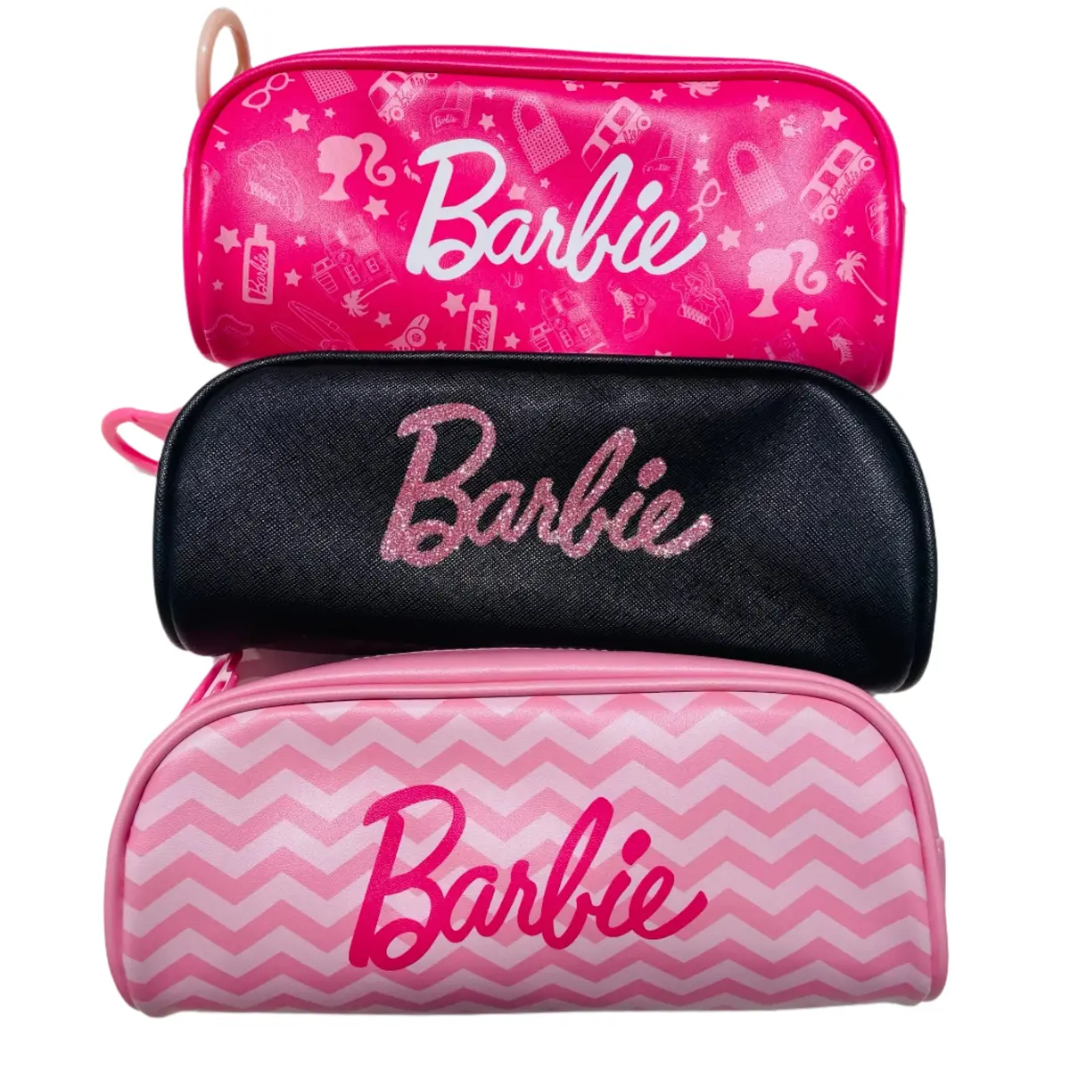 Barbie Collection Big Zipper Stationery Case (3 Assorted Models) 1