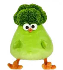 Dundun Chicken Series 11In. Vegetables Chicken Plush Toy(Cauliflower) 1