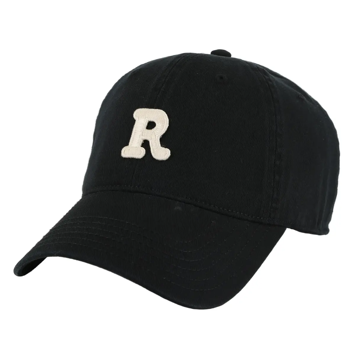 Letter R Baseball Cap (Black) 1