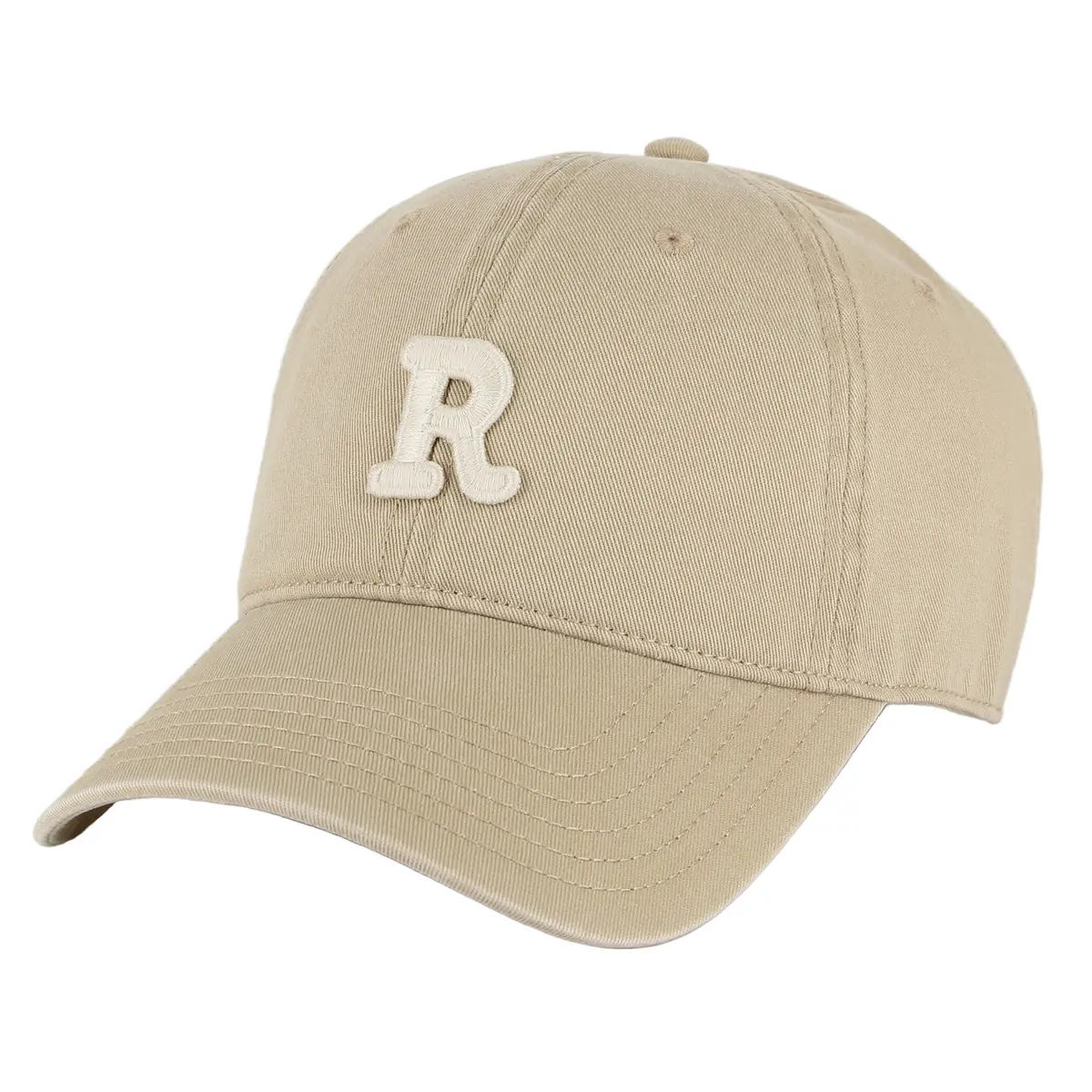 Letter R Baseball Cap (Khaki) 1