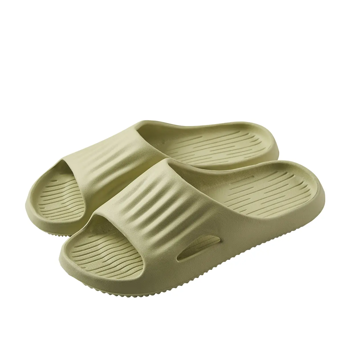 (Green,41-42) Cloud Feel Men's Bath Slippers 1