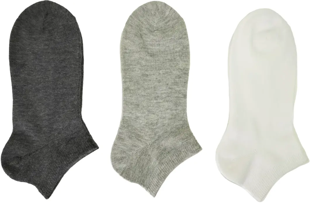 Men's Cotton Ankle Socks (3 Pairs)(Basic Style) 1