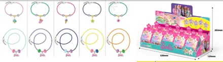 Barbie - Diy Colorful Childish Bead Jewelry 1