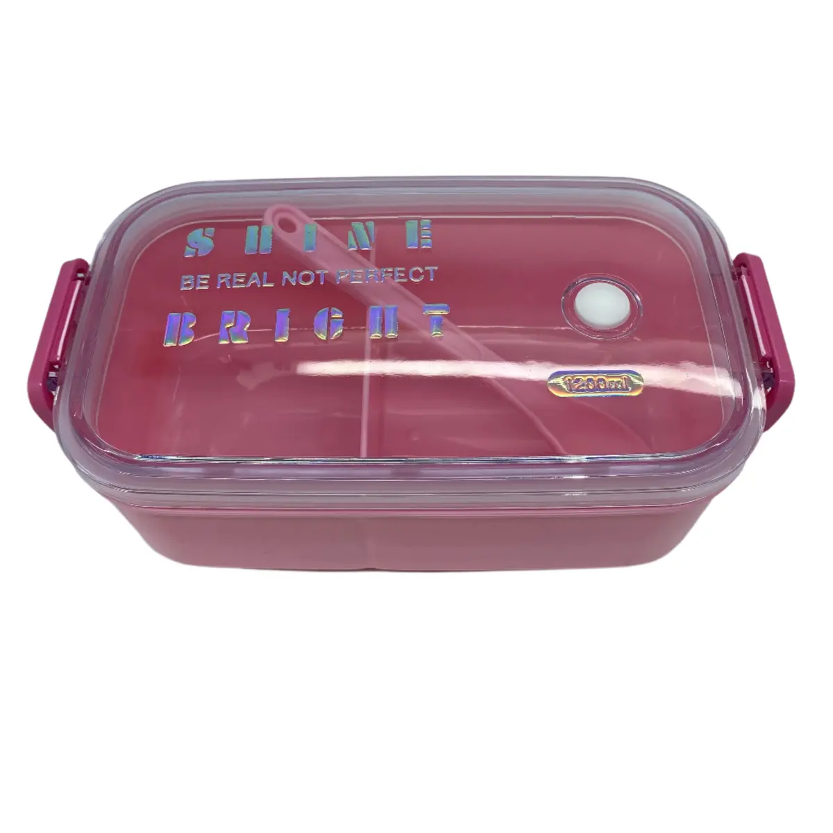 Holographic Series Bento Box (1200Ml)(Pink) 1