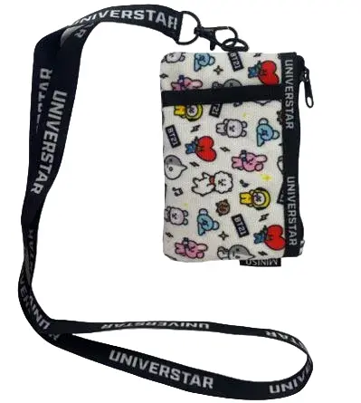 Bt21 Collection Coin Purse With Lanyard(All Over Print) 1