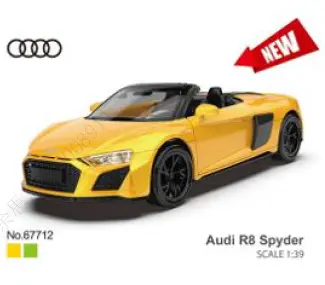4.5In. Alloy Car Model (Genuine License - Audi R8 Spyder) 2