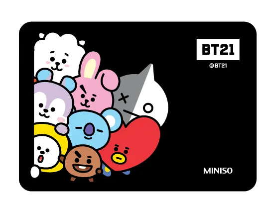 Bt21 Collection Mouse Pad (Black, Rectangle) 1