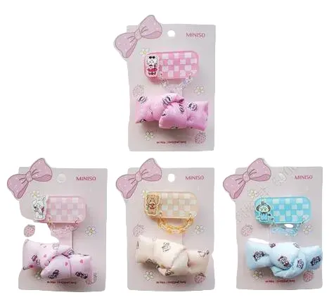 Mikko Collection Bowknot Hair Clips (2 Pcs) 1