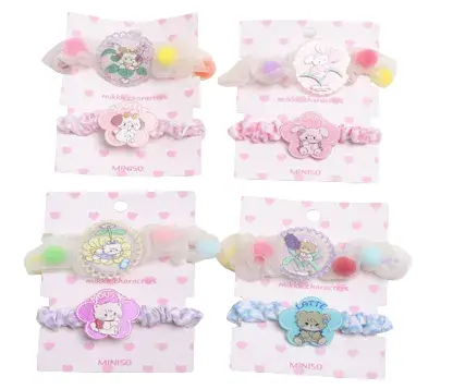 Contrast Color Hair Ties (2 Pcs) 1