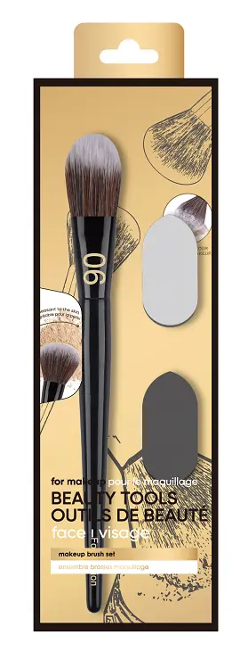 Black Gold Series 3-Piece Base Makeup Tool Kit 1