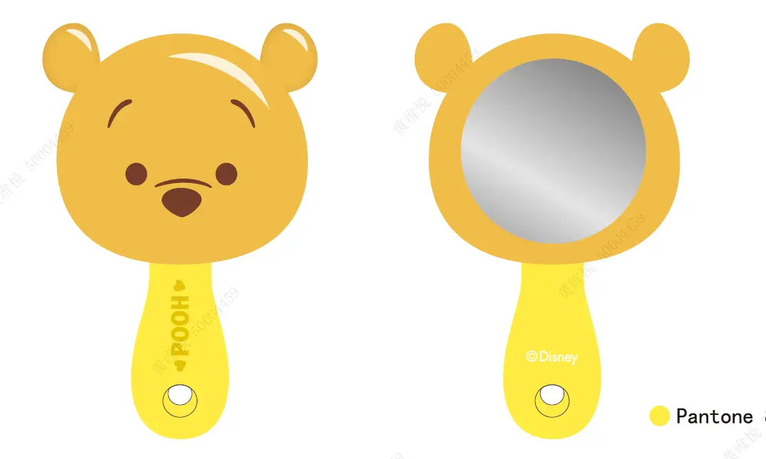 Disney Tsum Tsum Candy Store Collection Handheld Mirror (Winnie The Pooh) 1