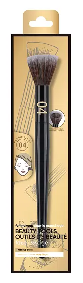 Black Gold Series Flat Top Dented Powder Brush 1