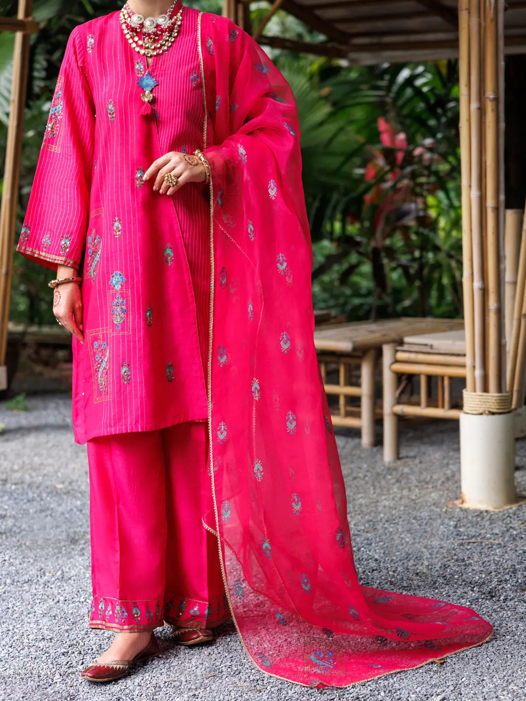 Pink Maple Silk 3Pc Stitched - Alp-3Ps-2033 1