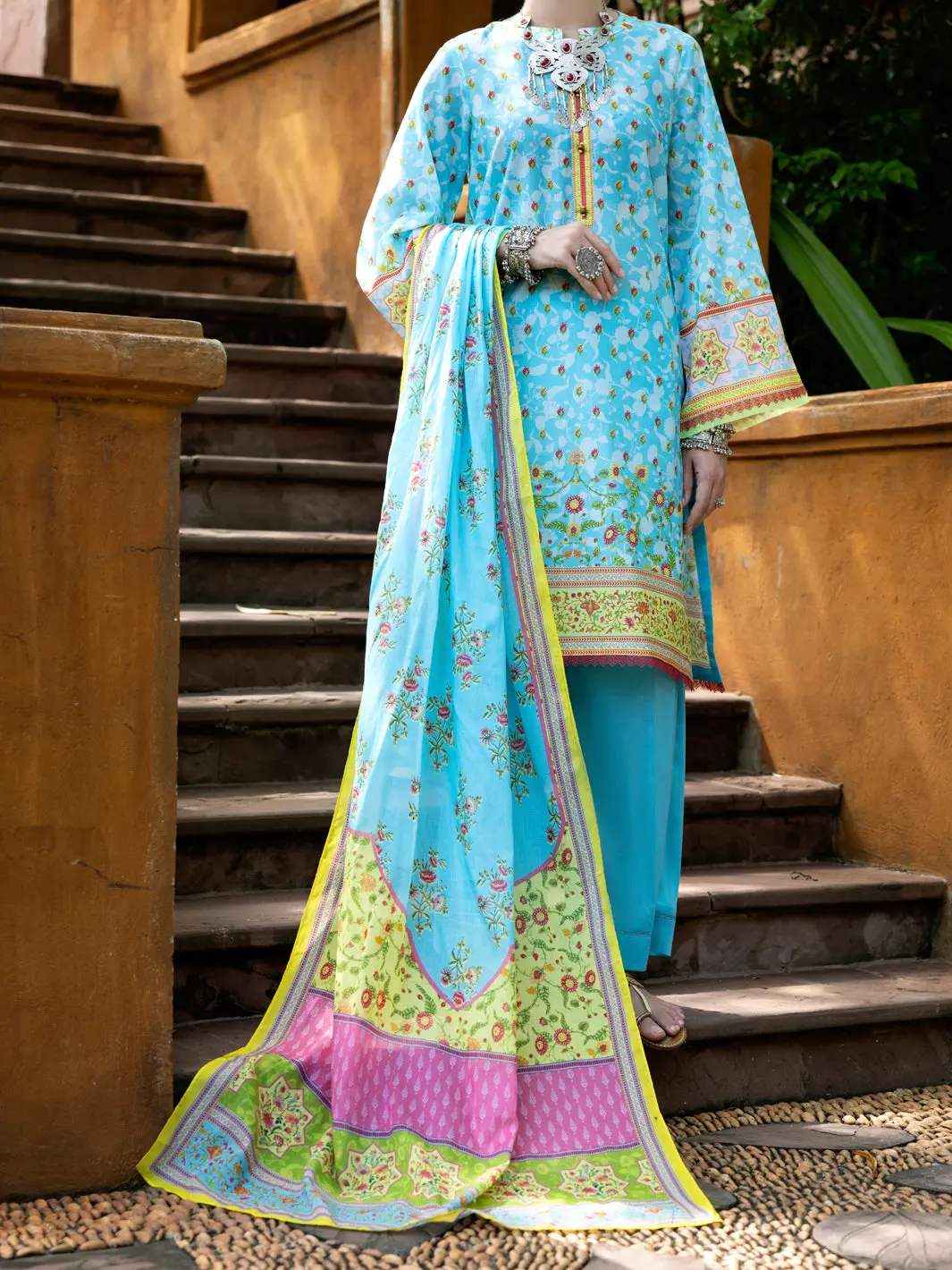 Ferozi Lawn 3Pc Unstitched - Alp-3Ps-2096 1