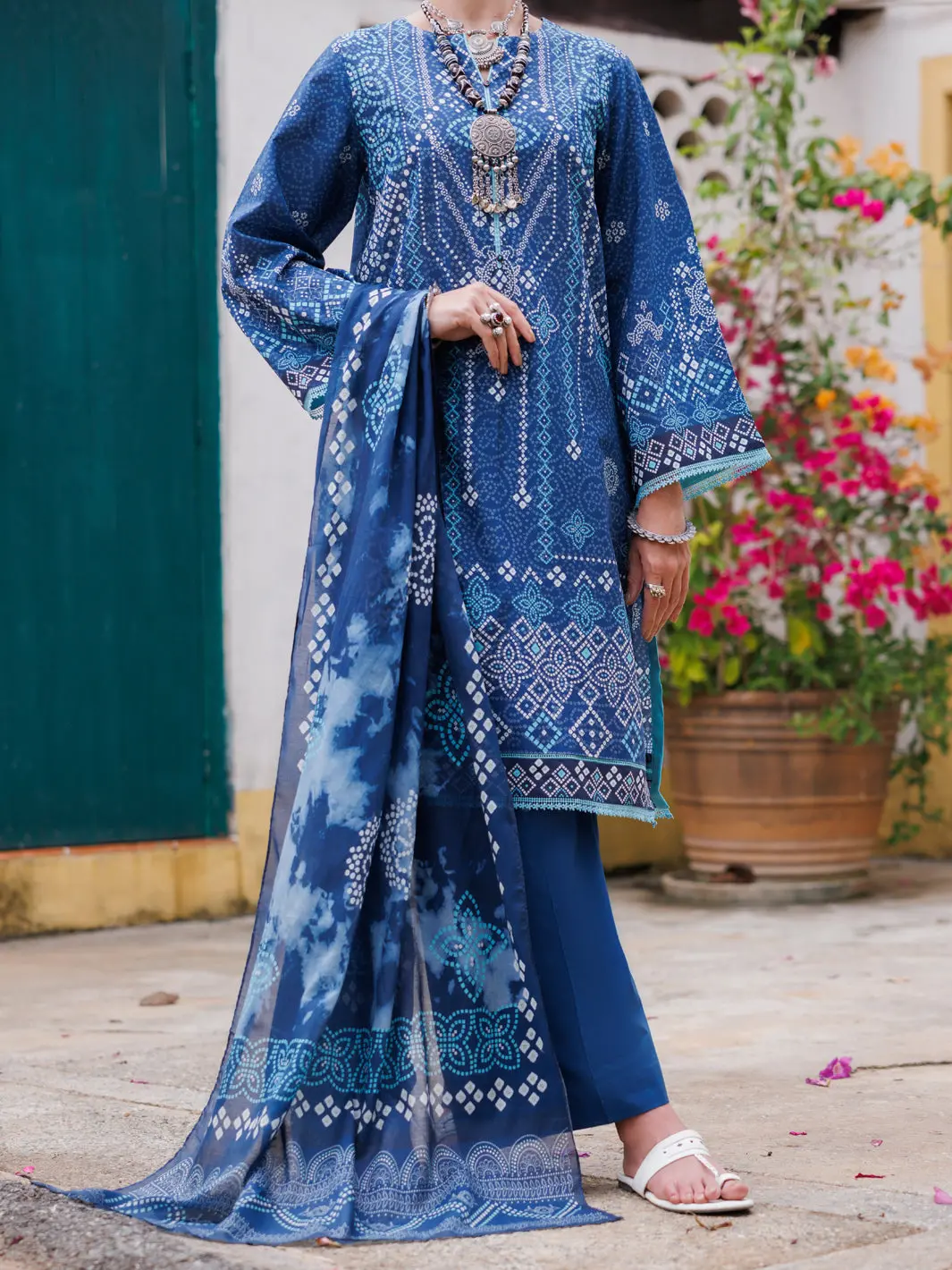 Blue Lawn 2Pc Unstitched - Alp-2Ps-2104 1