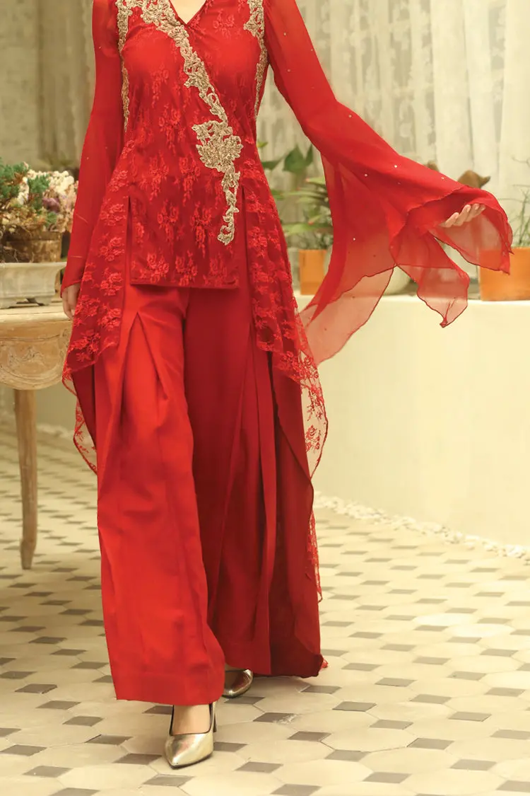 Red 2Pc Formal Suit - Ls-214 1