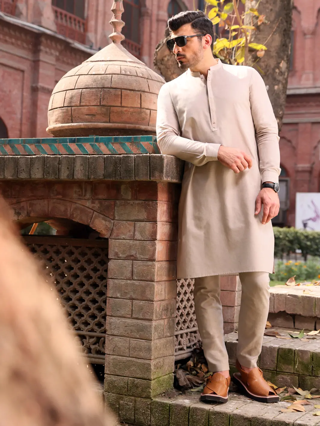 Grey Blended Kurta Trouser - Al-Kt-2556 1