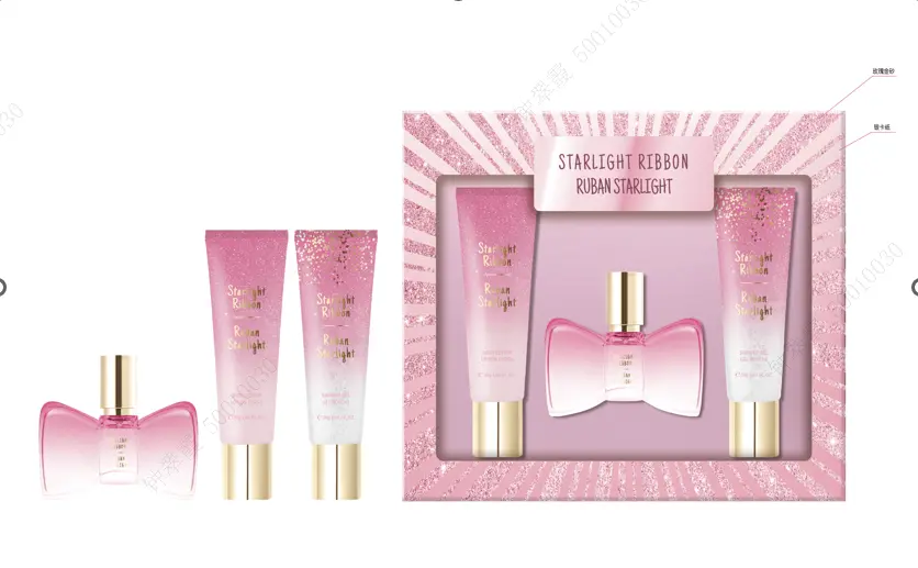 Starlight Ribbon Perfume Gift Set Perfume 30Ml Body Wash 50G  Body Lotion 50G 1