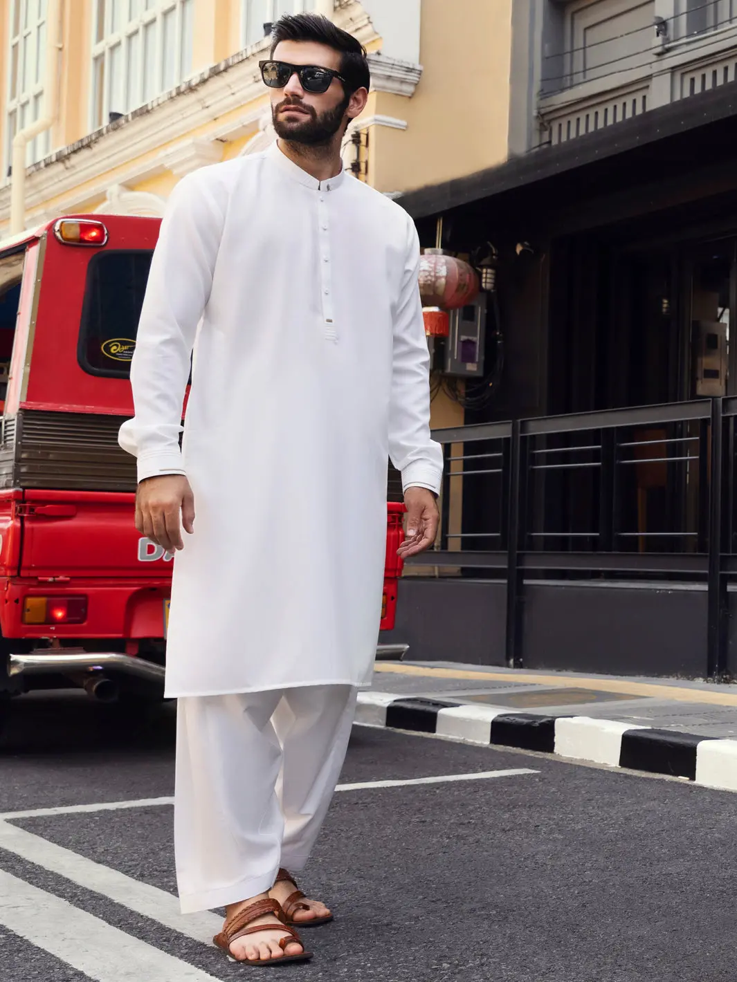 White Kurta Shalwar - Al-Ks-2714 1