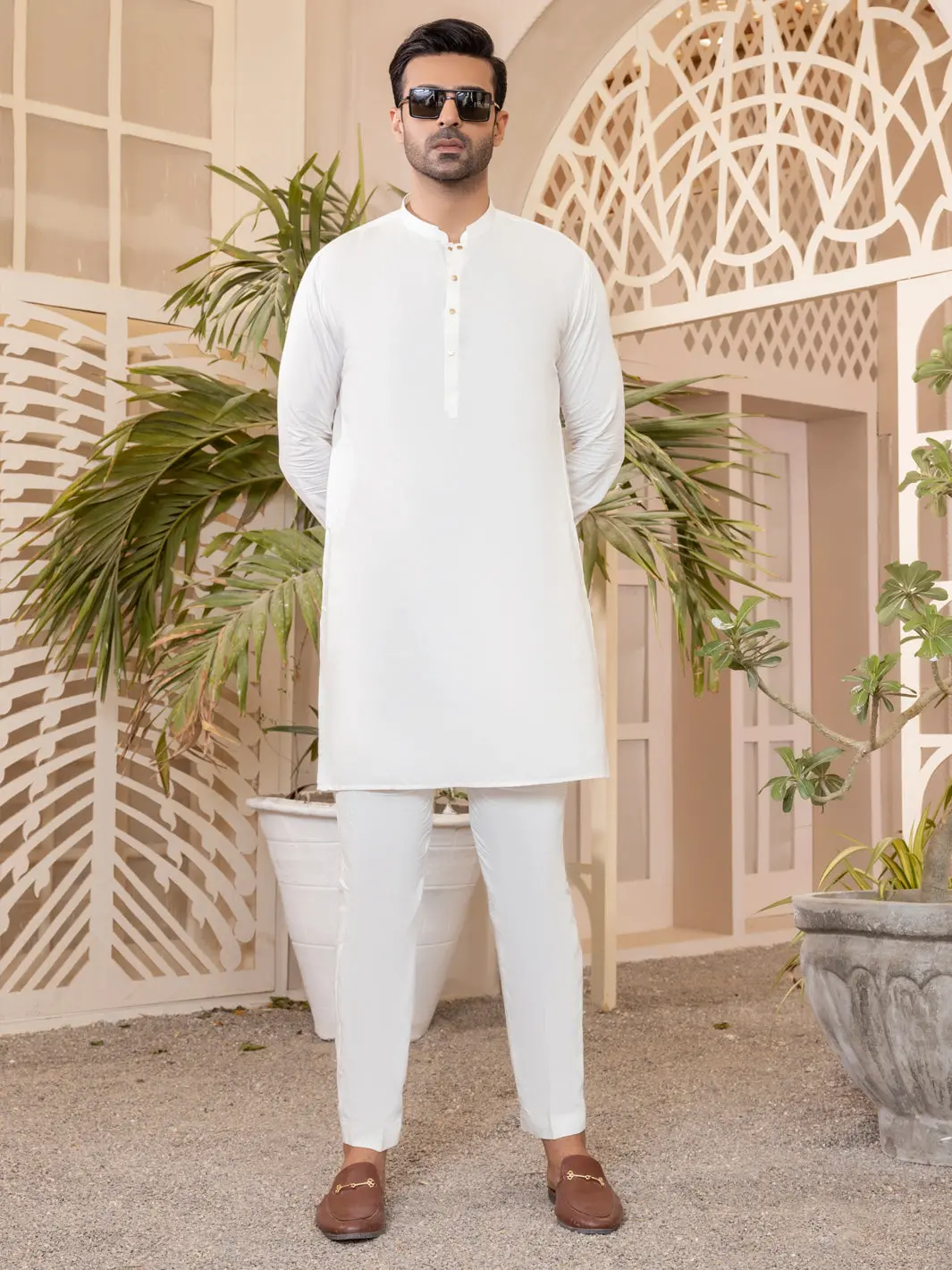 Off White Kurta Trouser - Al-Kt-2759 1