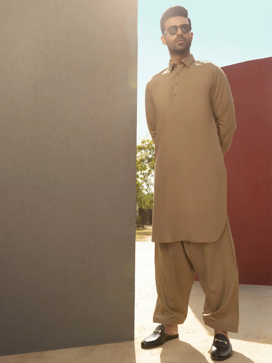 Green Kameez Shalwar - Alwa-Ks-278 1