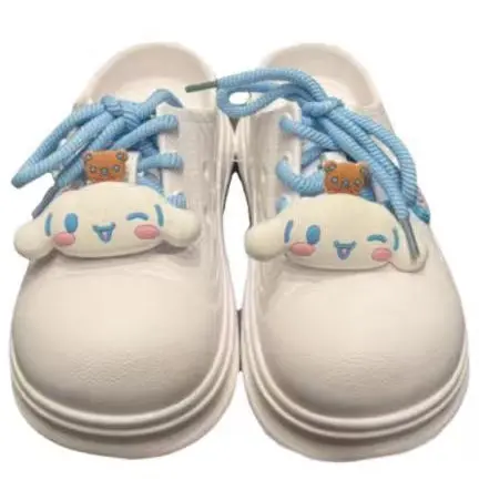 (39-40) Cinnamoroll Lace Up Clogs 1