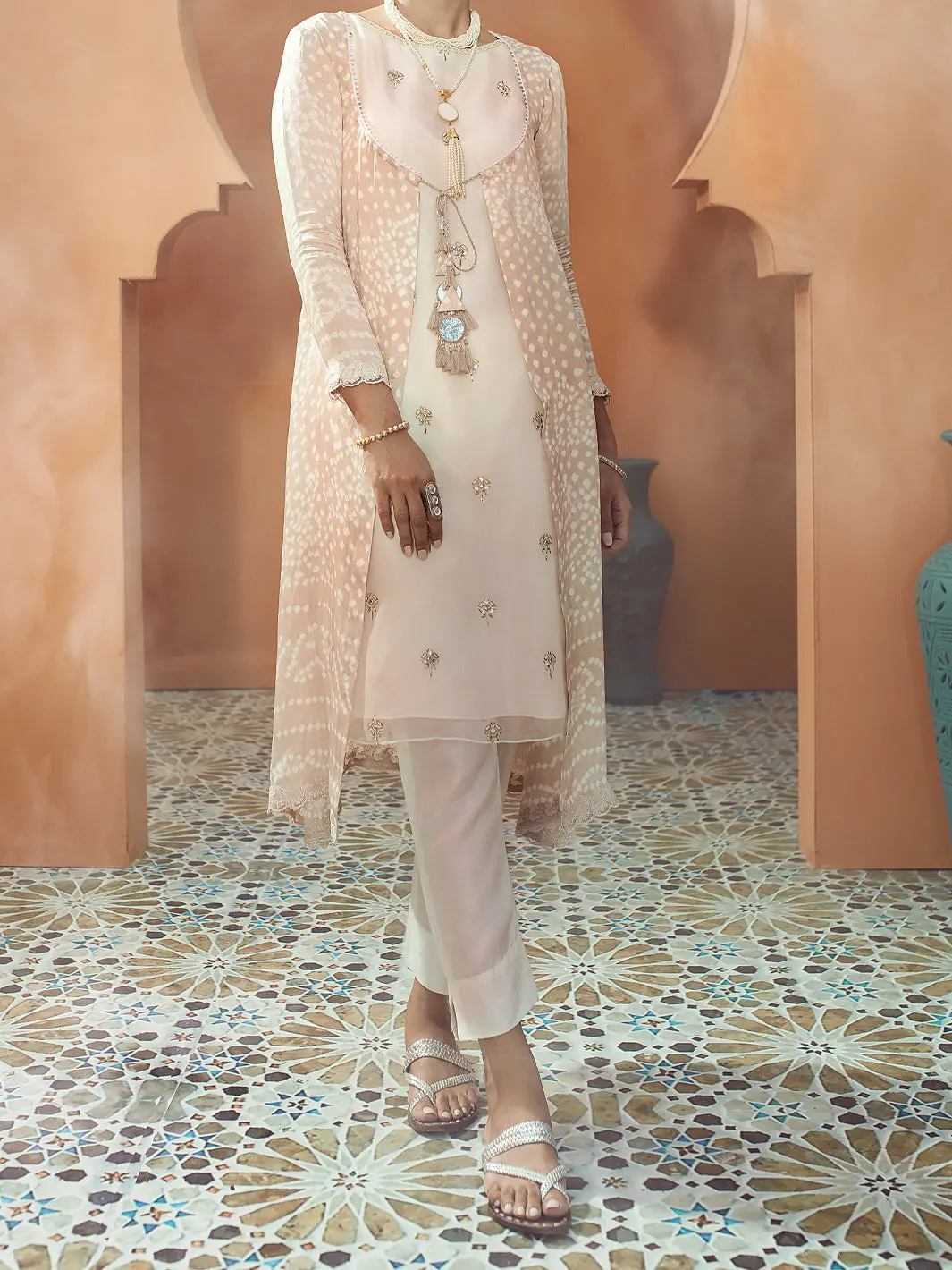 Beige 2Pc Formal Stitched - Al-2Ps-Ls-324 1
