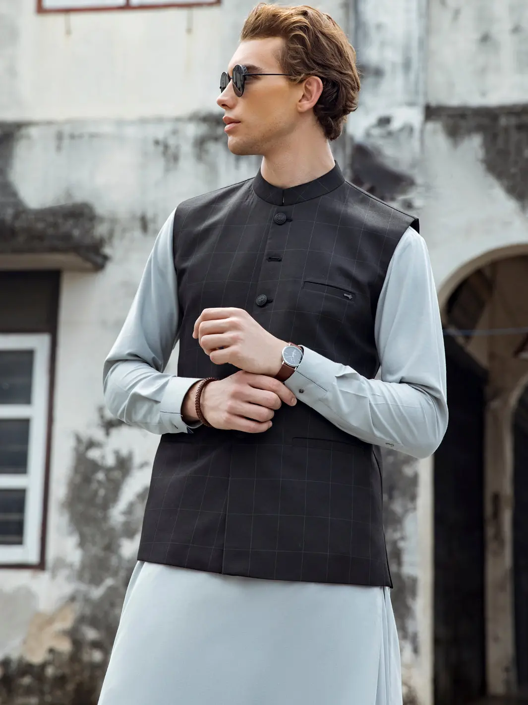 Black Waistcoat - Al-Wc-366 1