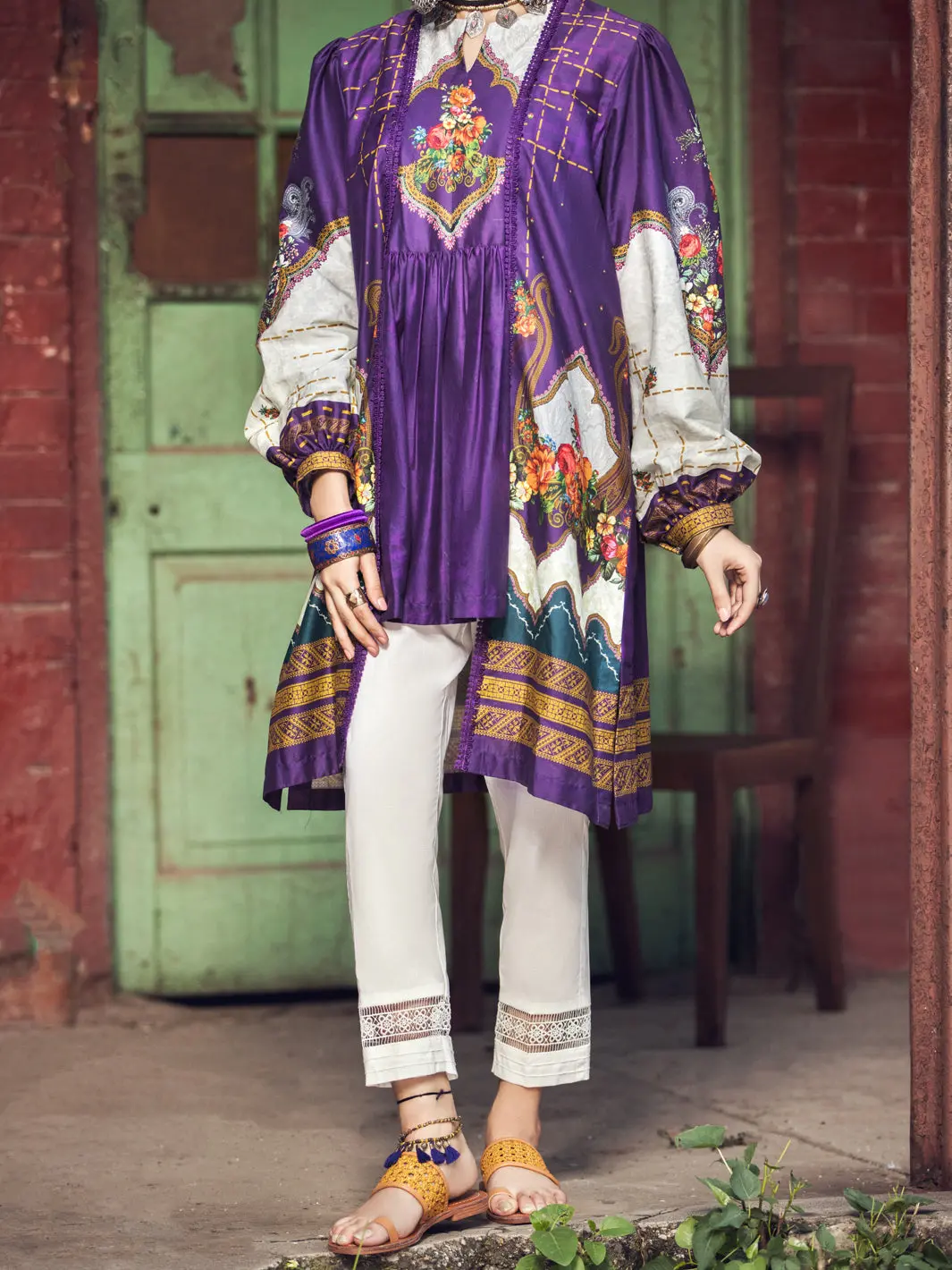 Purple Cambric Tunic - Awp-Lk-371 1
