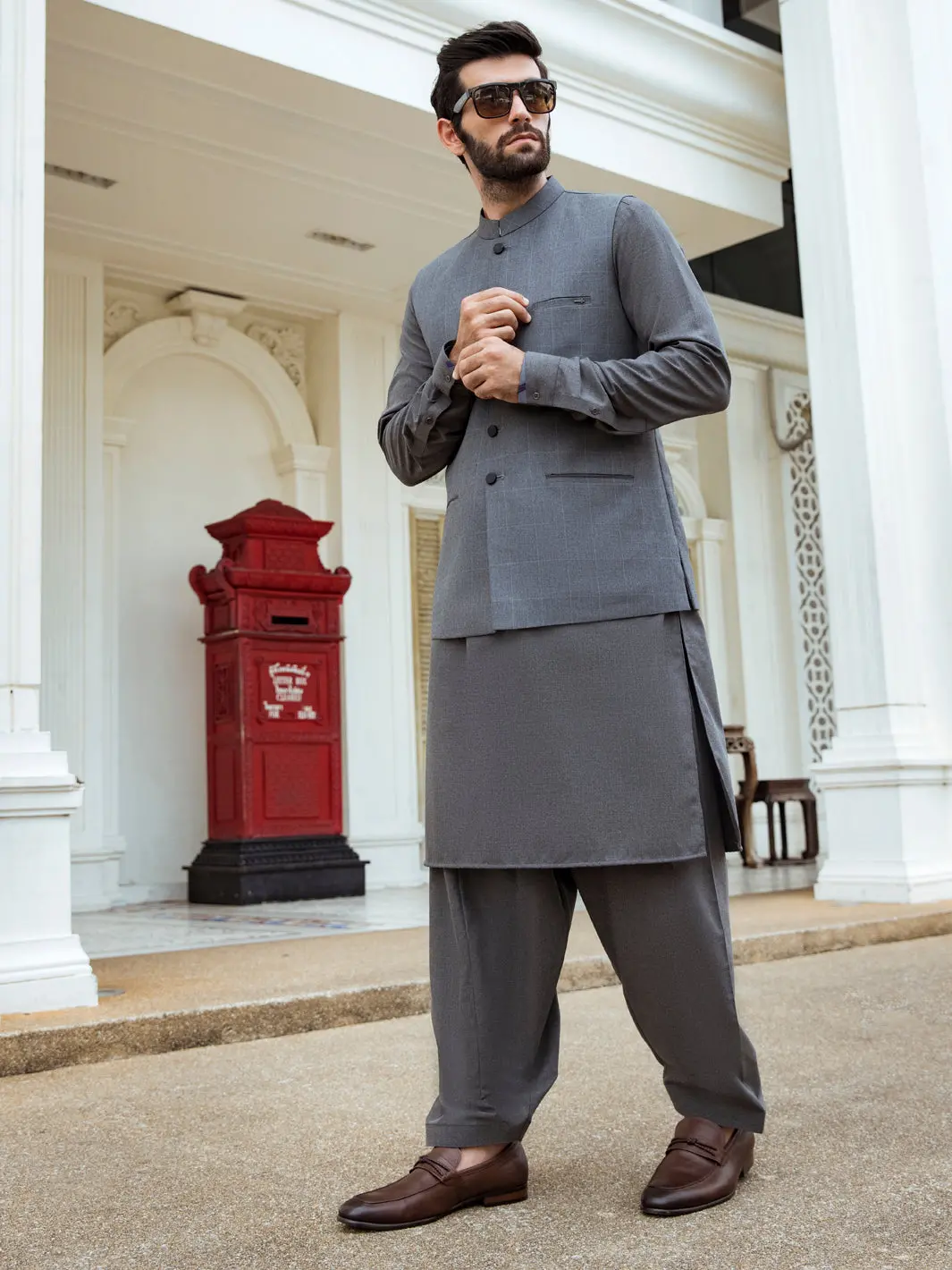 Grey Waistcoat - Al-Wc-371 1