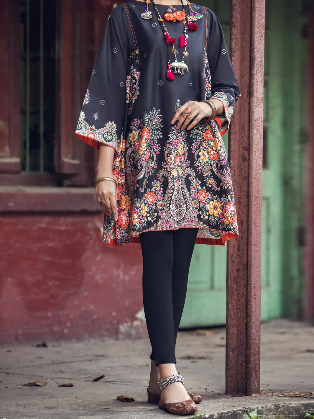 Black Cambric Tunic - Awp-Lk-372 1
