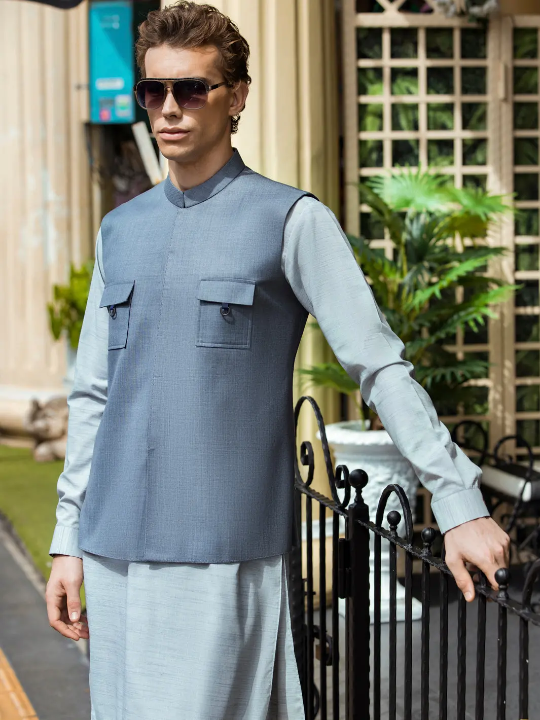 Grey Waistcoat - Al-Wc-387 1