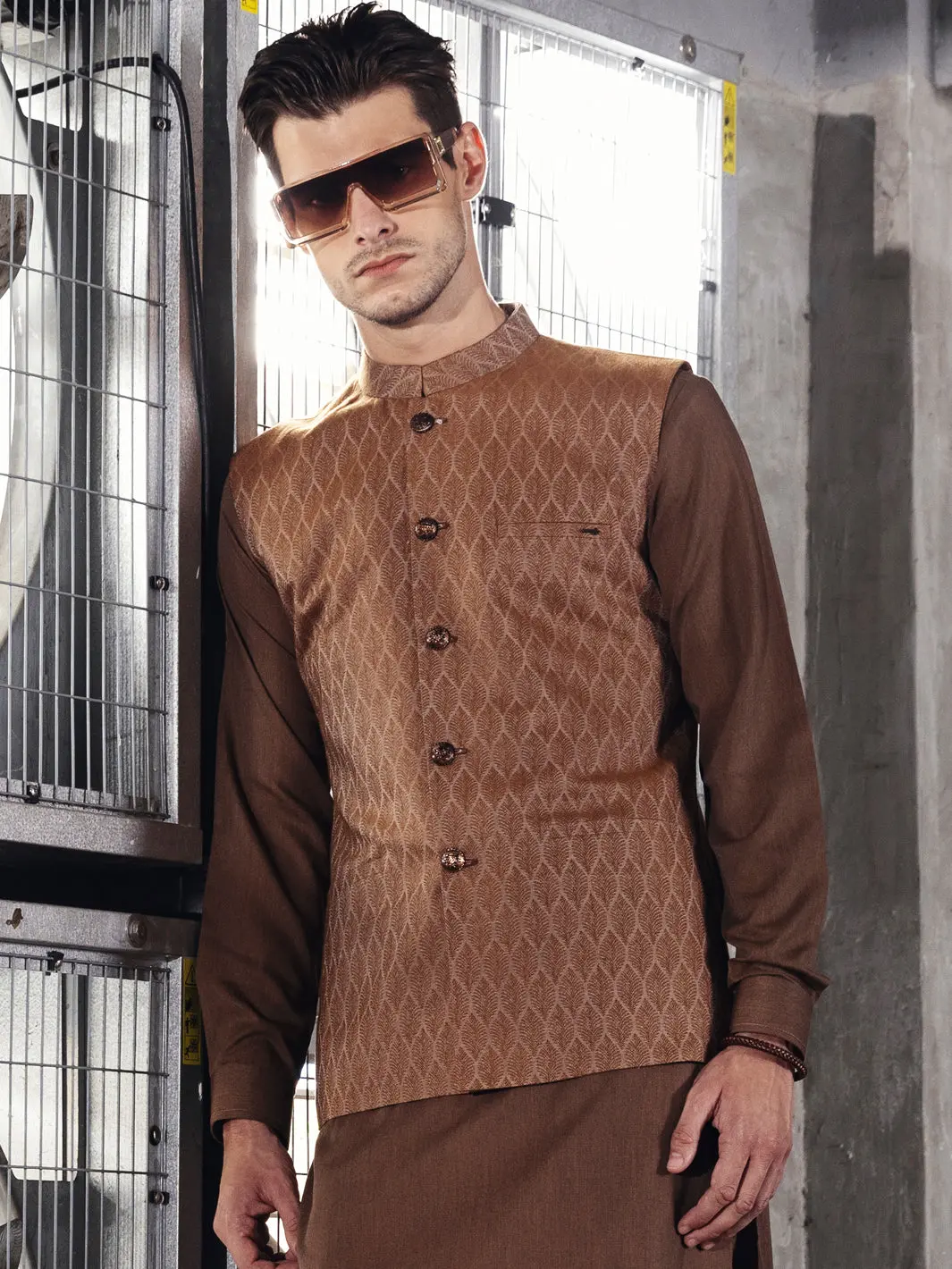 Brown Waistcoat - Al-Wc-390 1