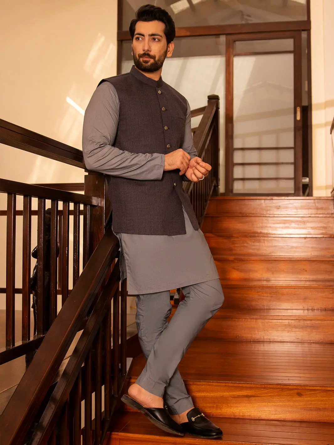 Grey Suiting Waistcoat - Al-Wc-391 1