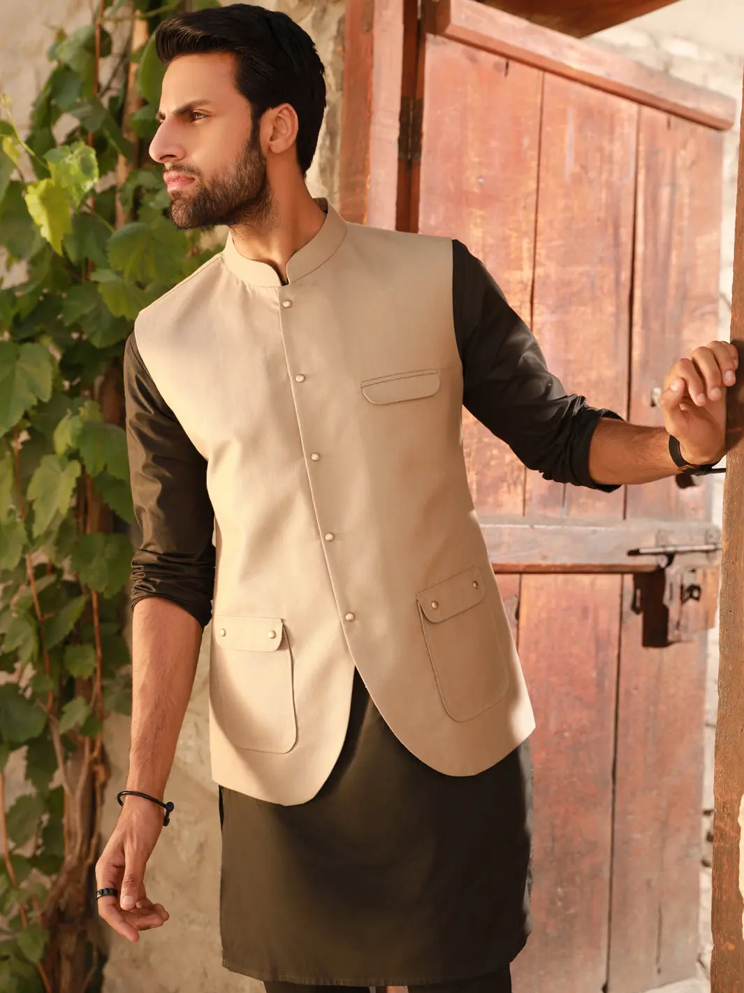 Fawn Waistcoat - Al-Wc-394 1