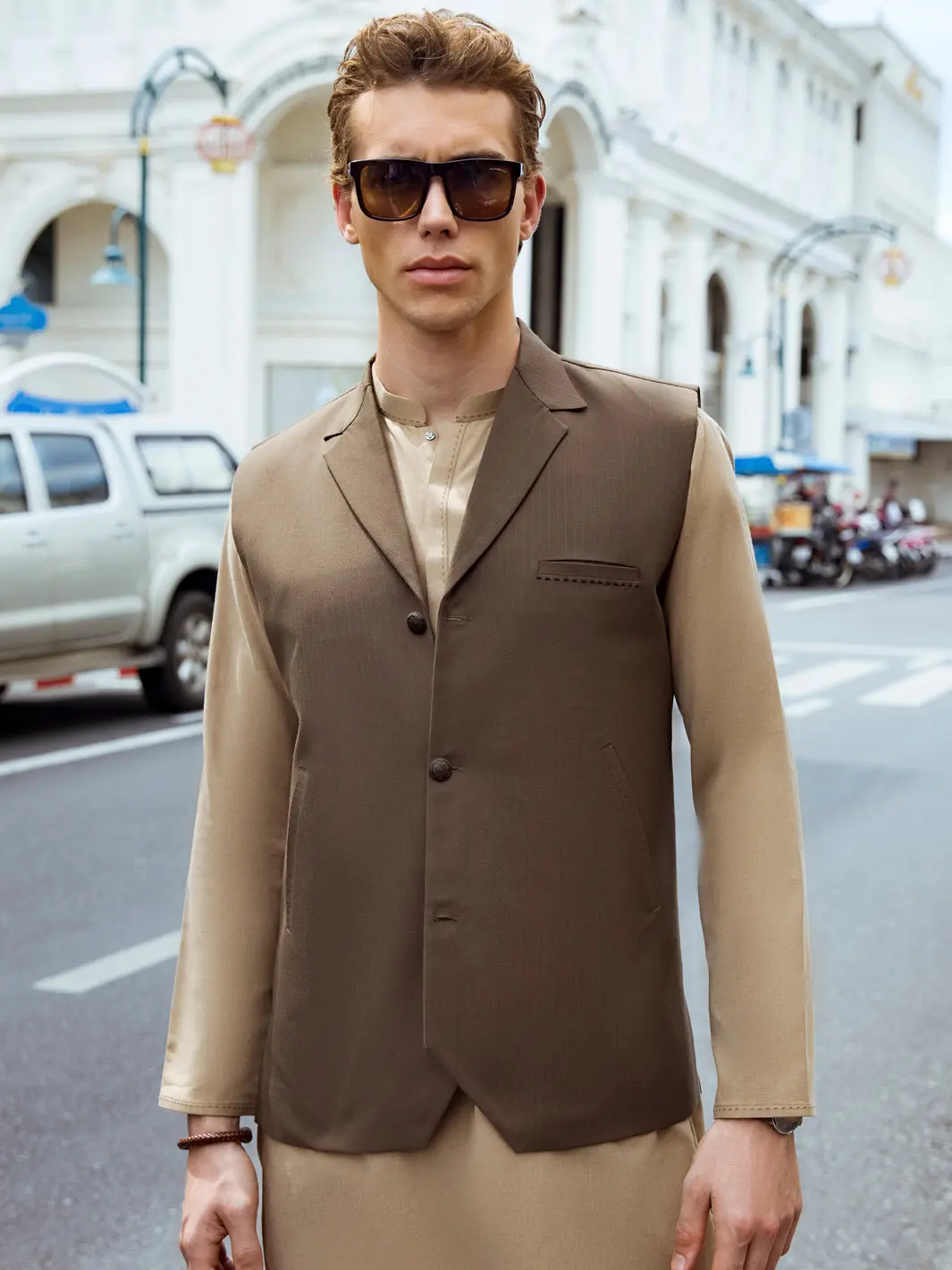 Green Waistcoat - Al-Wc-395 1