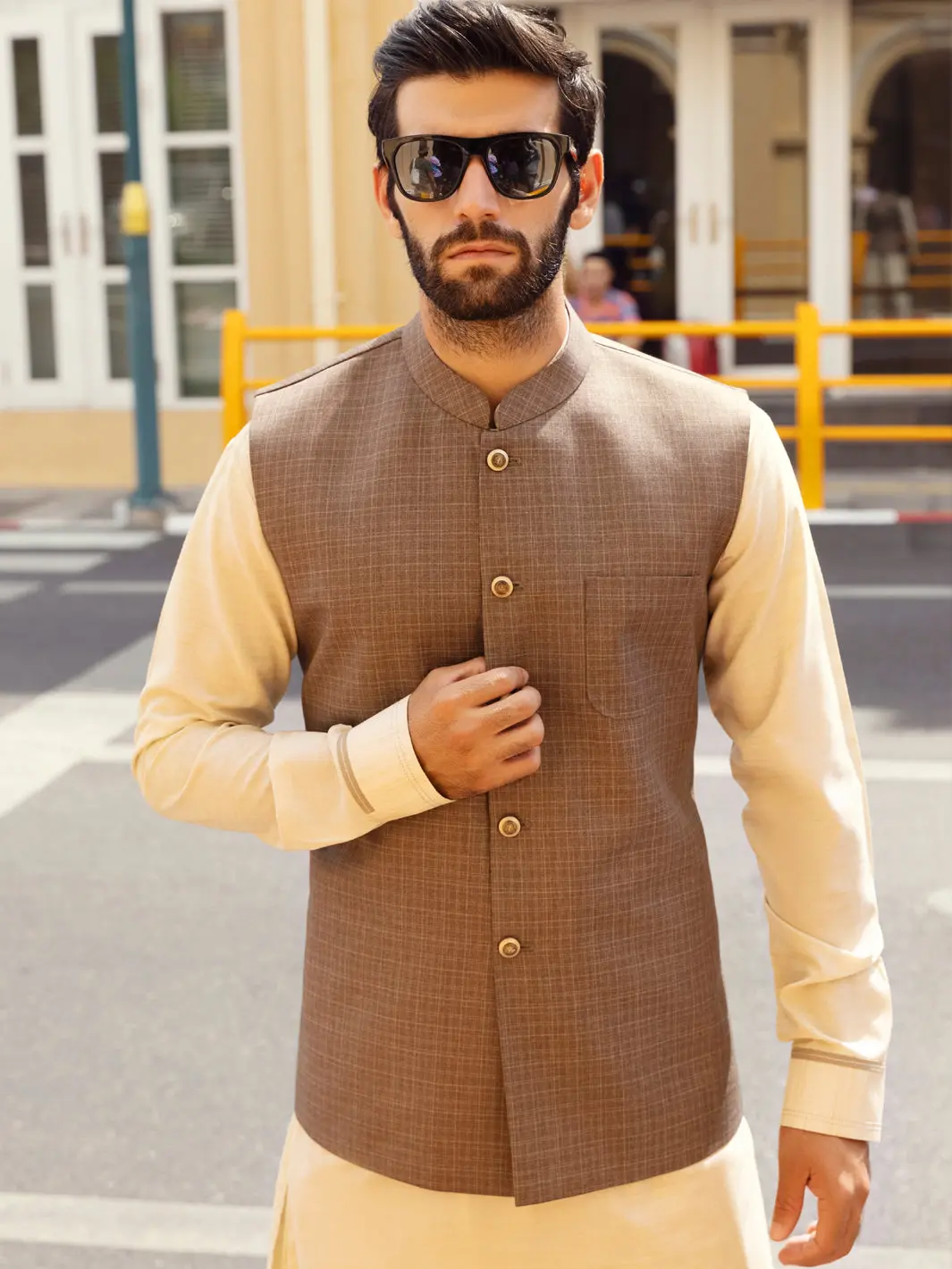 Brown Waistcoat - Al-Wc-398 1